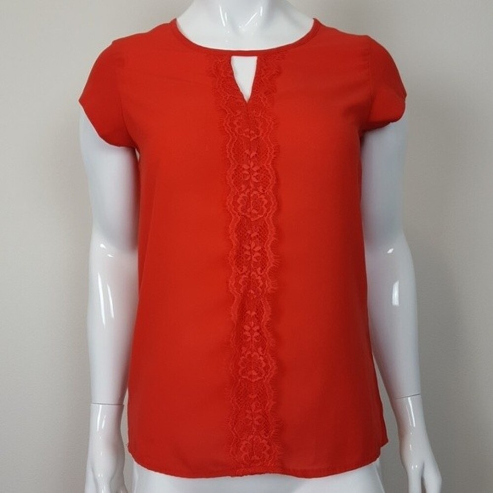 Japna Red Lace Blouse